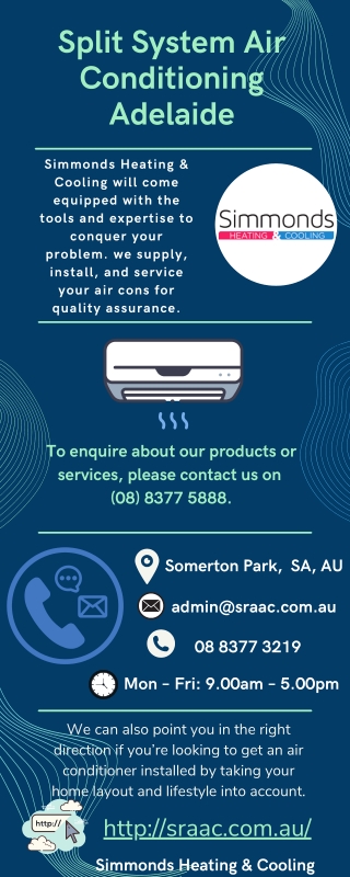 Split System Air Conditioning Adelaide