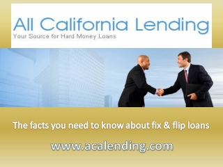 The facts you need to know about fix & flip loans