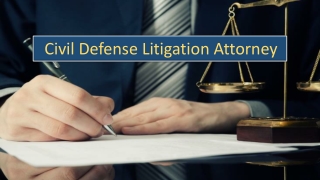 Find The Best Civil Defense Litigation Attorney in Homewood?