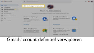 Gmail-account definitief verwijderen