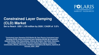 Constrained Layer Damping (CLD) Market By Type (Passive Constrained Layer Damping (PCLD), Active Constrained Layer Dampi