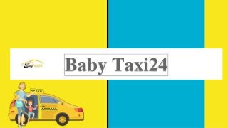 Baby in Taxi Melbourne