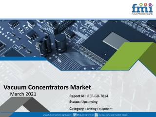 Vacuum Concentrators Market