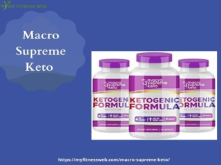 Macro Supreme Keto with BHB Ketone!