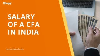 What is the Salary of a CFA in India?