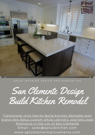 San Clemente Design Build Kitchen Remodel