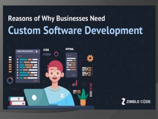 Reasons of Why Businesses Need Custom Software Development