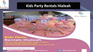Kids Party Rentals Hialeah