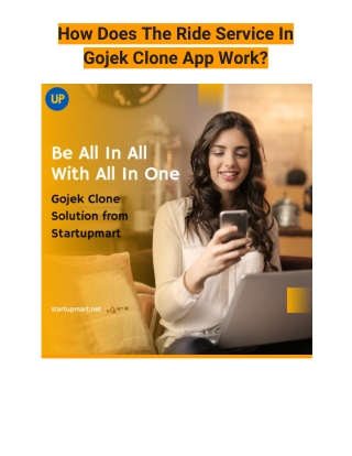 How Does The Ride Service In Gojek Clone App Work?