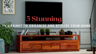5 Stunning TV CABINET TO ORGANIZE AND STYLIZE YOUR HOME