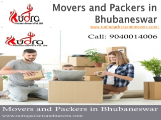 Movers and Packers in Bhubaneswar