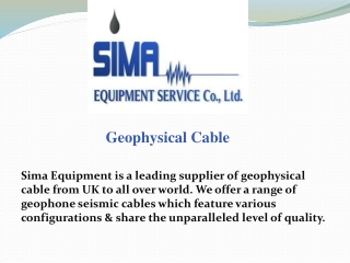 Geophysical Cable