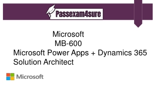 Free MB-600 Exam Questions - Microsoft MB-600 Dumps | PassExam4Sure