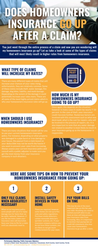 Does homeowners insurance go up after a claim