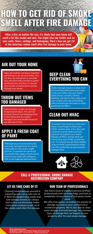 How To Get Rid Of Smoke Smell After Fire Damage