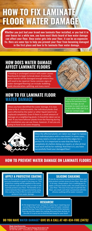 How To Fix Laminate Floor Water Damage