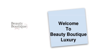 Beauty Boutique Luxury
