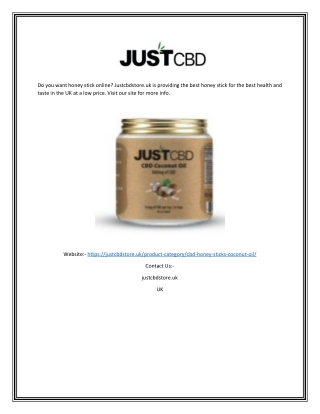 Honey stick | Justcbdstore.uk