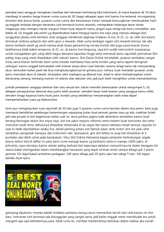 Teknik Situs Judi Slot Online Terbaik Aplikasi Android Ataupun Iphone Paling Baik 2019