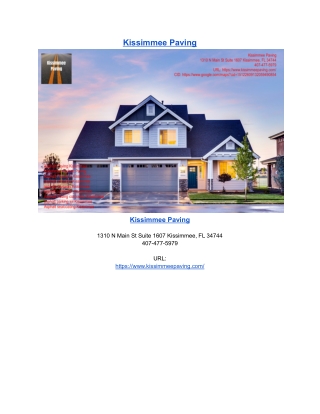 Kissimmee Paving