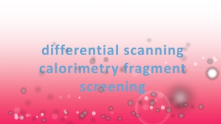 differential scanning calorimetry fragment screening