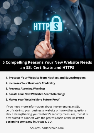 5 Compelling Reasons Your New Website Needs an SSL Certificate and HTTPS