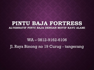 WA 0812-9162-6106 Jual Pintu Lipat Besi Minimalis Terbaru,