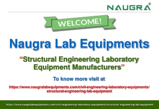 Structural Engineering Laboratory Equipment Manufacturers