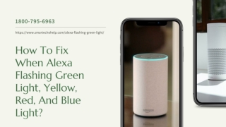 Alexa Flashing Green Light? 1-8007956963 Alexa Blinking Yellow/Red/Blue -Call Now