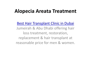 Alopecia Areata Treatment