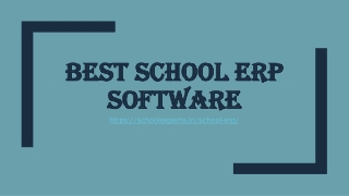 Best School ERP Software