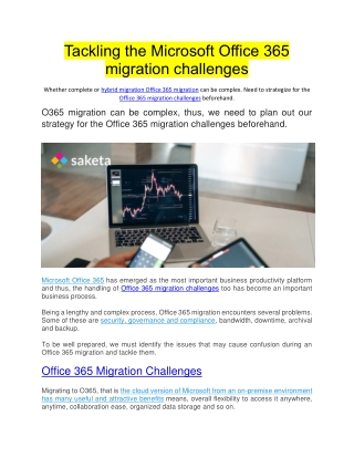 Tackling the Microsoft Office 365 migration challenges