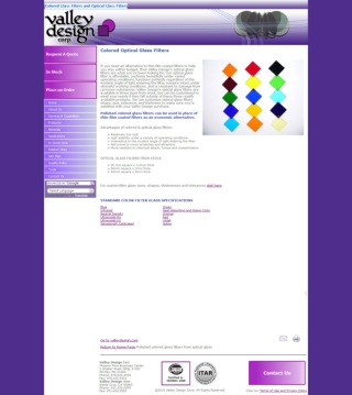 Colored Optical Glass Filters