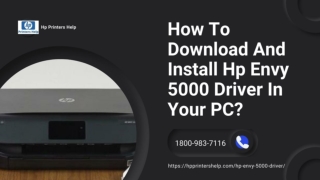 Download Hp Envy 5000 Driver 1-8009837116 Hp Envy 5000 Printer -Call Now