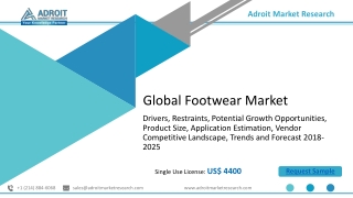 Footwear Market Size, Share, Tools-Applications, Emerging-Trends, 2019 Growth-Projections, Overview, Business-Opportunit