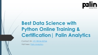 Best Data Science with Python Online Training & Certification