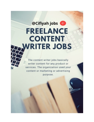 How to start your career in freelance content writer jobs?