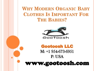 Why Modern Organic Baby Clothes Is Important For The Babies?