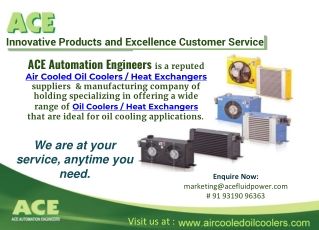 Air Cooled Oil Coolers  Heat Exchangers Suppliers