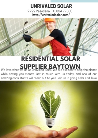 Inexpensive Solar Houston TX | Best Solar Panel In Houston