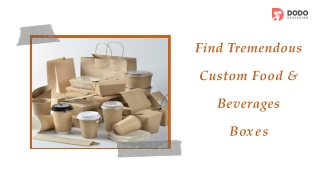 Custom Food Boxes Wholesale | Custom Product Boxes!