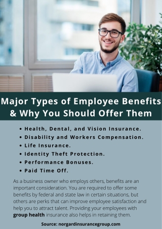 Major Types of Employee Benefits & Why You Should Offer Them