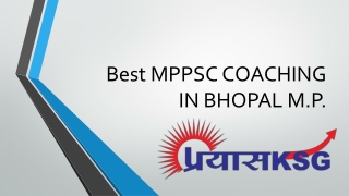 Best MPPSC COACHING IN BHOPAL M.P.