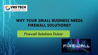 Firewall Network Security System Dubai