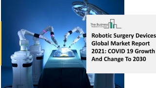 Global Robotic Surgery Devices Market Report 2021-2030 | Growth and Trends