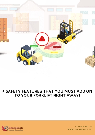 5 Safety Features That You Must Add On to Your Forklift Right Away!