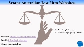 Scrape Australian Law Firm Websites