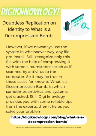 Doubtless Replication on Identity to What is a Decompression Bomb