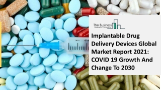 2021 Implantable Drug Delivery Devices Market Share, Restraints, Segments And Regions