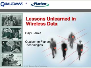 Lessons Unlearned in Wireless Data